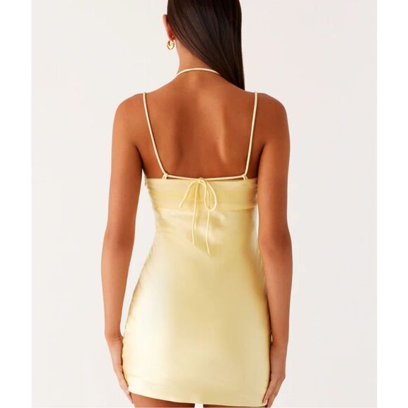 Peppermayo size US 10 Belize mini dress lemon - NWT - Picture 2 of 10